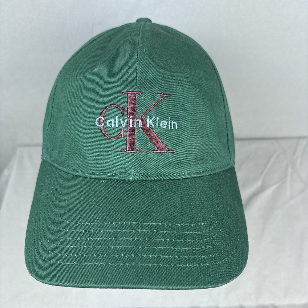 Calvin Klein Jeans Green Snapback Hat One Size Adjustable